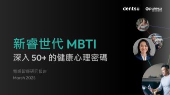 產業聲量報告》新睿世代 MBTI – 深入50+的健康心理密碼